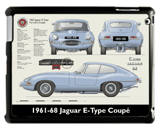 Jaguar E-Type Coupe S1 1961-68 Large Table Cover
